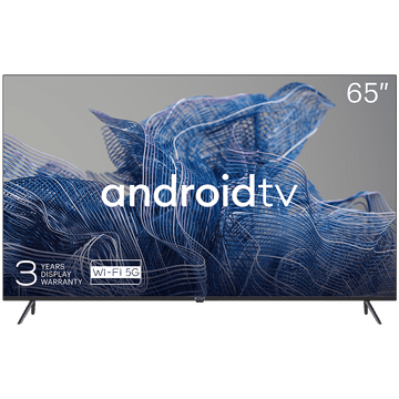 shumee KIVI 65' LED TV, UHD, Android TV, 3840x2160, 60 Hz, 2x12 W, BT 5, HDMI, črne barve