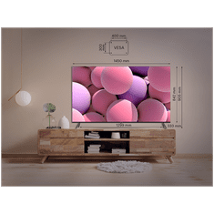 shumee KIVI 65' LED TV, UHD, Android TV, 3840x2160, 60 Hz, 2x12 W, BT 5, HDMI, črne barve