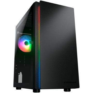 shumee Ohišje COUGAR Purity RGB Mini Tower, 1 x ARGB, črno