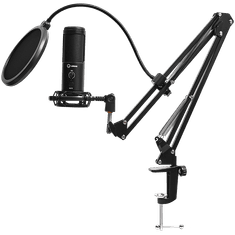 shumee LORGAR Voicer 931 igralni mikrofon, USB, črne barve
