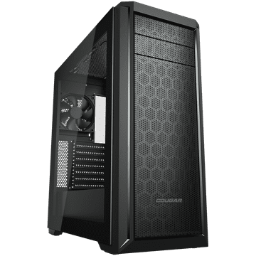shumee Ohišje COUGAR MX330-G Pro Midi Tower, črno