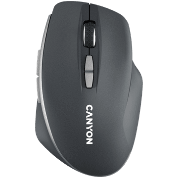 shumee Brezžična miška CANYON MW-21 BLU LED BT siva