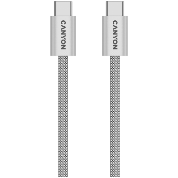 shumee CANYON OnWire 60MG DC 60W pleteni magnetni kabel 1m sive barve