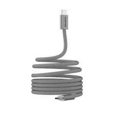 shumee CANYON OnWire 60MG DC 60W pleteni magnetni kabel 1m sive barve