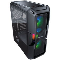 shumee COUGAR Budowa MX440 Mesh RGB, Midi Tower, Czarna