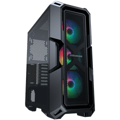 shumee COUGAR Budowa MX440 Mesh RGB, Midi Tower, Czarna