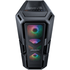 shumee COUGAR Budowa MX440 Mesh RGB, Midi Tower, Czarna