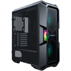shumee COUGAR Budowa MX440 Mesh RGB, Midi Tower, Czarna