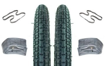 shumee 2x gume AWINA 2.50-19 3.50-19 + 2x zračnice + 2x odbijač Junak Shl Awo Iż Wfm