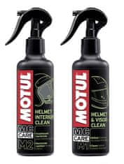 shumee Komplet vizirja Motul M1 Clean + čelade M2 Clean + mikrovlaken 9815 - DARILO ZA MOTOCIKLERSKEGA VOZNIKA