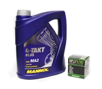 shumee Olje 10W40 4L 4T + filter HF138 RSV GSX GSF 600 V-Strom Bandit