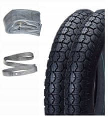 shumee 2x Opona Awina 2.75-18 3.25x16 + 2x Dętka + 2x Fartuch Mz Etz Ts