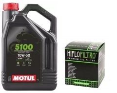 shumee MOTUL 5100 10W50 4L 4T olje + filter Hiflo HF652 KTM SXF Exc Fe Fc 250 350