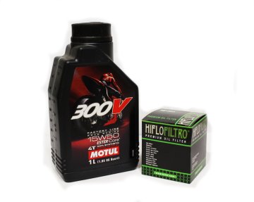 shumee Olje MOTUL 300V 15W50 1L + filter Hiflo HF650 Ktm Adventure Duke Rally RC8