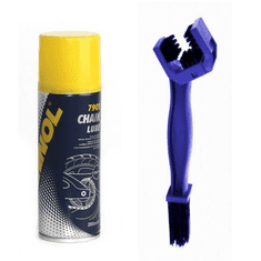 shumee MANNOL mazivo za verigo + krtača za verigo DARILO NEMŠKA KAKOVOST!