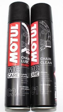 shumee Motul C2 ROAD+ bela mast + sprej CLEAN C1 - motorna olja