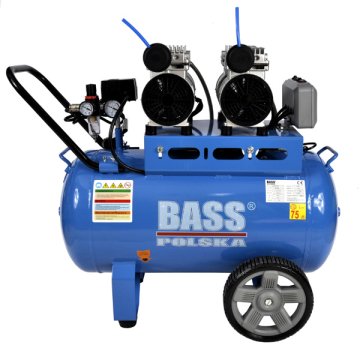 shumee 70L zračni kompresor, brez olja, zvočno izoliran