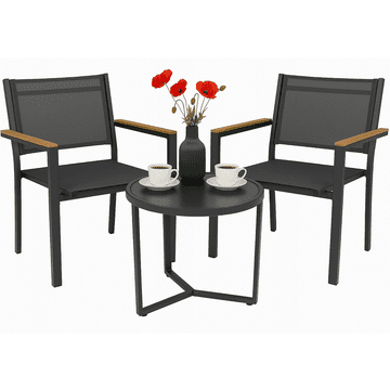 shumee KOMPLET VRTNEGA POHIŠTVA terasa vrt balkon komplet MIZA 2 stola miza