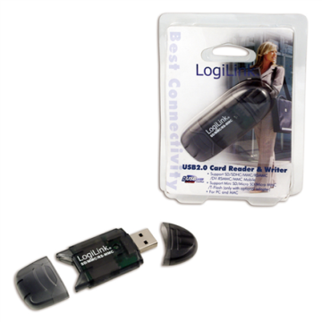 shumee Logilink | Čitalnik kartic | USB 2.0 | Čitalnik kartic USB 2.0 za SD/MMC