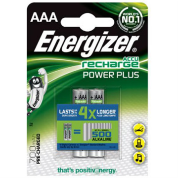 shumee Energizer | AAA/HR03 | 700 mAh | Accu Power Plus Ni-MH baterija | 2 kosa.