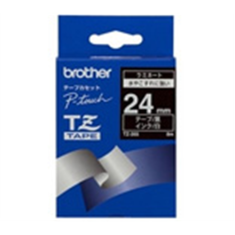 shumee Brother | 355 | Laminiran trak | Termo | Bel na črnem | Rola (2,4 cm x 8 m)