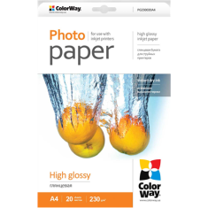 shumee ColorWay | Sijajni papir | Foto papir | A4 (210 x 297 mm) | 230 g/m² | 20 listov