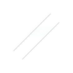 shumee Brother | 135 | Laminiran trak | Termo | Prozorno bel | Rola (1,2 cm x 8 m)