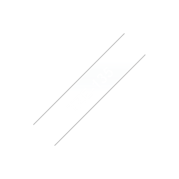 shumee Brother | 135 | Laminiran trak | Termo | Prozorno bel | Rola (1,2 cm x 8 m)