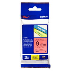 shumee Brother | 421 | Laminiran trak | Termo | Črn na rdečem | Rola (0,9 cm x 8 m)
