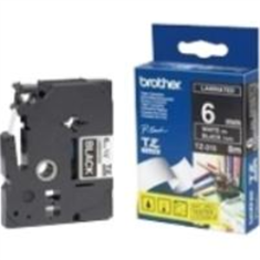 shumee Brother | 315 | Laminiran trak | Termo | Bel na črnem | Rola (0,6 cm x 8 m)