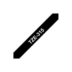 shumee Brother | 315 | Laminiran trak | Termo | Bel na črnem | Rola (0,6 cm x 8 m)