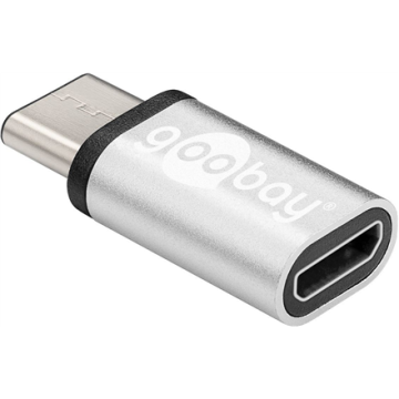 shumee Goobay | Moški | 24-pinski USB-C | Ženski | 5-pinski Micro-USB tip B | Srebrna