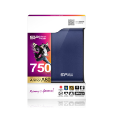 shumee SILICON POWER Armor | Prenosni | Trdi disk | 2 TB | USB 3.0 | Modre barve