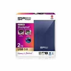 shumee SILICON POWER Armor | Prenosni | Trdi disk | 2 TB | USB 3.0 | Modre barve