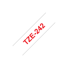 shumee Brother | 242 | Laminiran trak | Termo | Rdeč na belem | Rola (1,8 cm x 8 m)