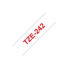 shumee Brother | 242 | Laminiran trak | Termo | Rdeč na belem | Rola (1,8 cm x 8 m)