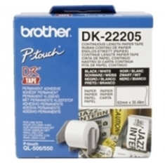 shumee Brother | DK-22205 | Termo papir | Termo | Črn na belem | Rola (6,2 cm x 30,5 m)
