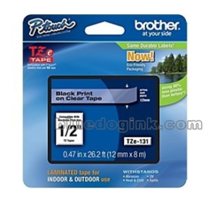 shumee Brother | 131 | Laminiran trak | Termo | Prozoren črn | Rola (1,2 cm x 8 m)