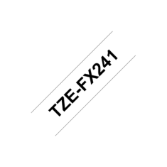 shumee Brother | FX241 | Fleksibilen identifikacijski trak | Termo | Črn na belem | Rola (1,8 cm x 8 m)