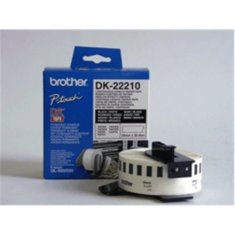 shumee Brother | DK-22210 | Etikete | Termo | Črno na belem | Zvitek (2,9 cm x 30,5 m)