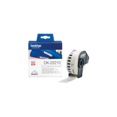 shumee Brother | DK-22210 | Etikete | Termo | Črno na belem | Zvitek (2,9 cm x 30,5 m)