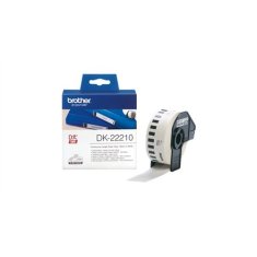 shumee Brother | DK-22210 | Etikete | Termo | Črno na belem | Zvitek (2,9 cm x 30,5 m)