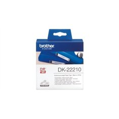 shumee Brother | DK-22210 | Etikete | Termo | Črno na belem | Zvitek (2,9 cm x 30,5 m)