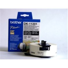 shumee Brother | DK-11201 | Naslovne nalepke | Termične | Črna na belem | 29 x 90 mm