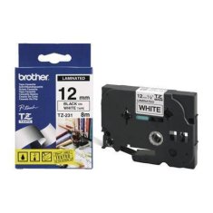 shumee Brother | S221 | Laminiran trak | Termo | Črn na belem | Rola (0,9 cm x 8 m)
