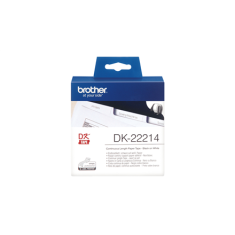 shumee Brother | DK-22214 | Termo papir | Termo | Bel | Rola (1,2 cm x 30,5 m)