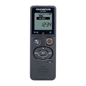shumee Olympus | Digitalni snemalnik zvoka | VN-540PC | Črna | Segment zaslona 1,39' | WMA