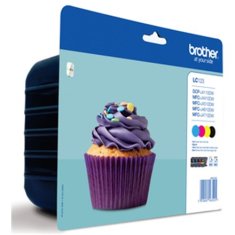 shumee Brother | Paket 123 | Črna | Rumena | Cian | Magenta | Kartuša s črnilom