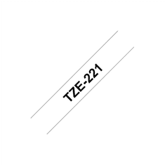 shumee Brother | 221 | Laminiran trak | Termo | Črn na belem | Rola (0,9 cm x 8 m)