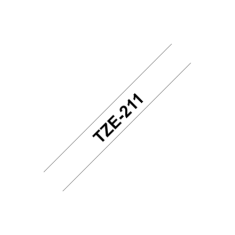 shumee Brother | TZe-211 | Laminiran trak | Termo | Črn na belem | Rola (0,6 cm x 8 m)